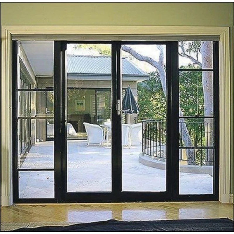 Double porte vitrée